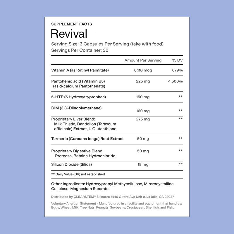 Revival Hormonal Acne Supplement